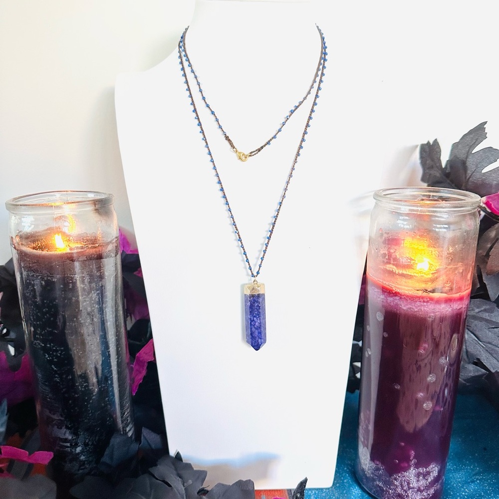 💜💜 Purple Crystal Pendant 💜💜